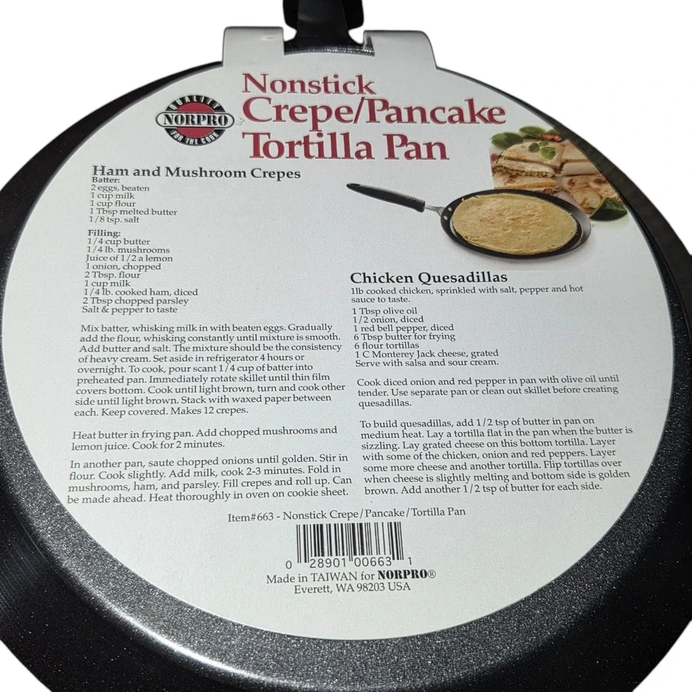Norpro Nonstick Crepe Griddle Pan 9.5